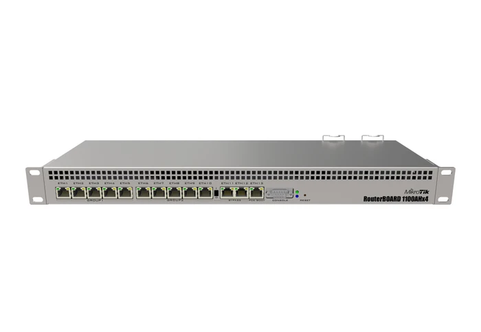MikroTik RouterBOARD Rackmount Gigabit Router, 13x RJ-45, PoE