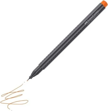 Faber-Castell Grip Finepen Faserschreiber 0.4mm orange