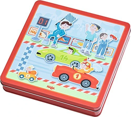 HABA Magnetspiel-Box Flotte Flitzer