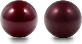 Perixx PERIPRO-303X2E 34mm für Perimice und Logitech M570, Ersatz-Trackball, 1x rot glänzend, 1x rot matt, 2er-Set