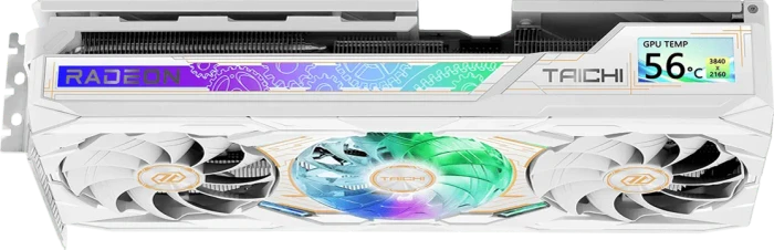 ASRock Radeon RX 9070 XT Taichi White 16GB OC, RX9070XT TCW 16GO, 16GB GDDR6, HDMI, 3x DP