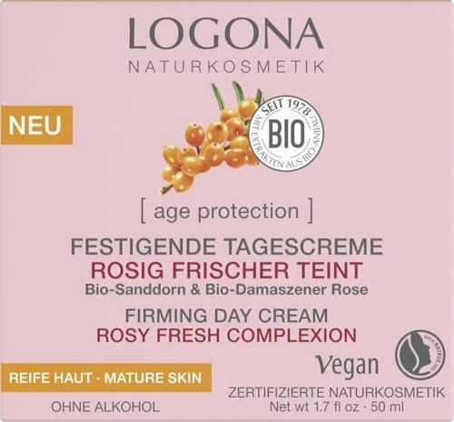 Logona age protection Festigende Tagescreme rosig frischer Teint, 50ml
