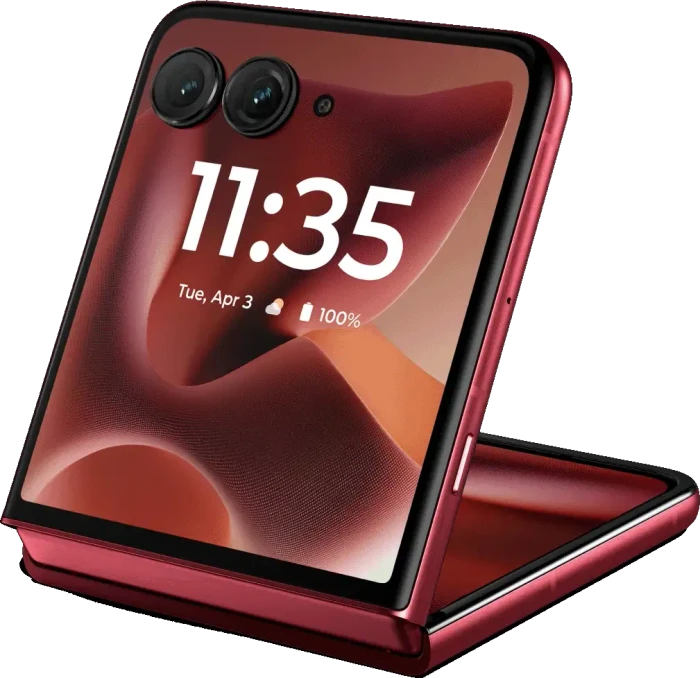 Motorola Razr 60 Ultra PANTONE Rio Red