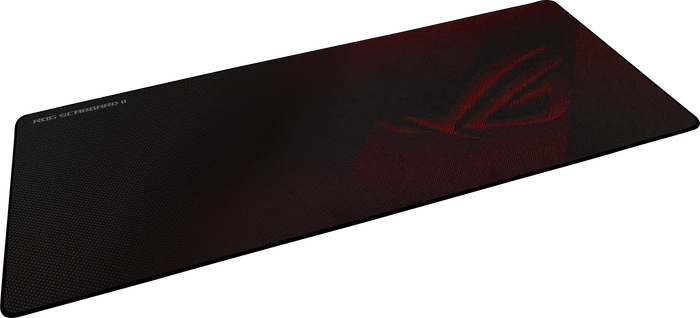 ASUS ROG Scabbard II Extended Gaming Mousepad, 900x400mm, schwarz/rot