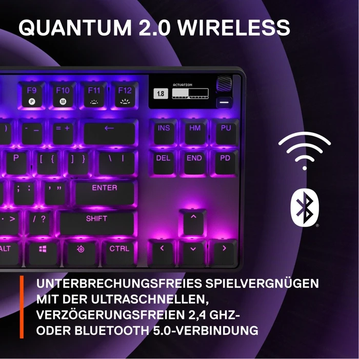 SteelSeries Apex Pro TKL Wireless 2023, OmniPoint 2.0, USB/Bluetooth, DE