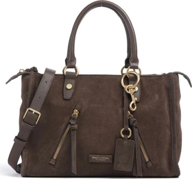 Marc O'Polo Veloursleder Shopper coffee brown