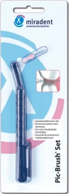 Miradent Pic-Brush Set Interdental-Set dunkelblau