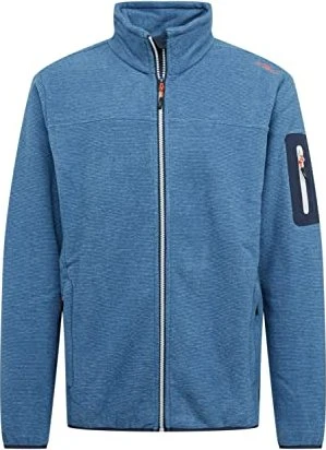 CMP Fleece Jacquard Knit Tech Rautenmuster Jacke bluestone (Herren)