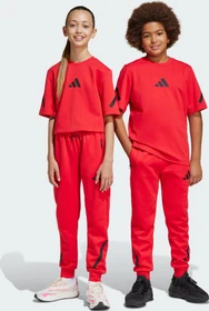 adidas Tapered-Leg Z.N.E. Trainingshose lang pure ruby/black (Junior)