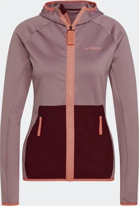 adidas Terrex Tech Lite Hooded Hiking Fleece Jacke (Damen)