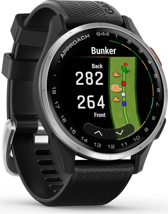 Garmin Approach S44 GPS-Golfuhr silber/schwarz