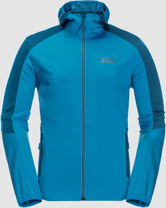 Jack Wolfskin Go Hike Softshell Funktionsjacke blue jewel (Herren)