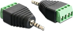 DeLOCK 2.5mm Klinke [Stecker] auf 4-Pin-Terminalblock Adapter (65454)