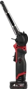 Milwaukee M12 FBFL13-402B Fuel Akku-Bandfeile inkl. Tasche + Akku 4.0Ah