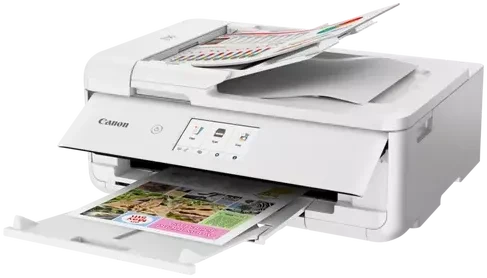 Canon PIXMA TS9551 Ca weiß, Tinte, mehrfarbig
