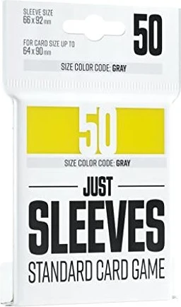 Gamegenic Just Sleeves Standard gelb, 50 Stück