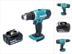 Makita DDF453G1 Akku-Bohrschrauber inkl. Akku 6.0Ah