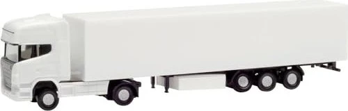 Herpa MiniKit Scania R TL Koffer-Sattelzug weiß