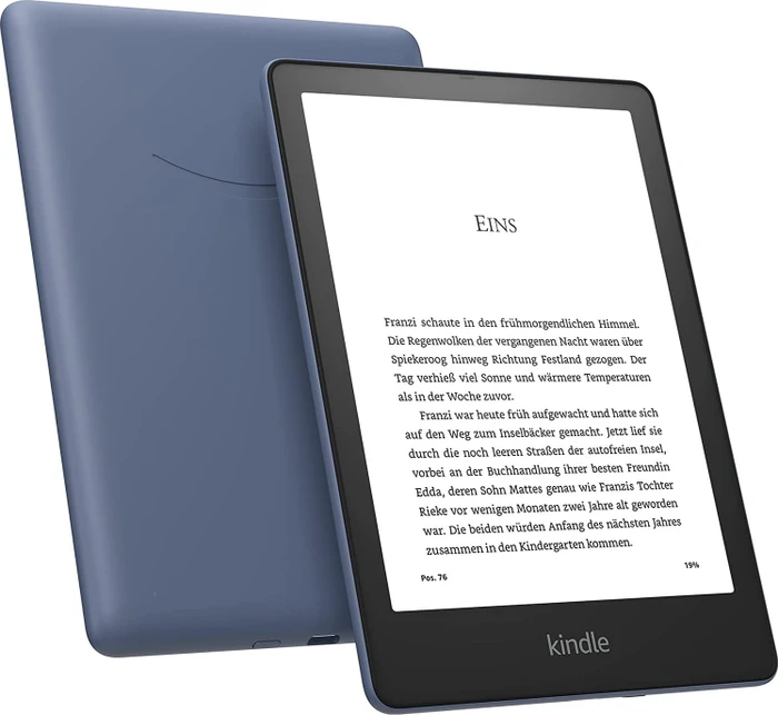 Amazon Kindle Paperwhite Signature 11. Gen, blau, 32GB Flash, ohne Werbung