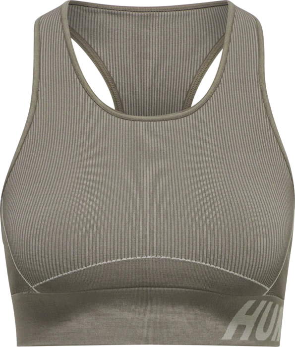 hummel Christel Sport-BH chateau gray/driftwood melange (Damen)