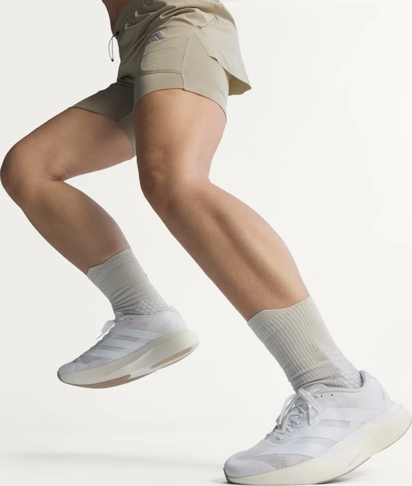 adidas Adizero Evo SL cloud white/warm sandstone (Damen)
