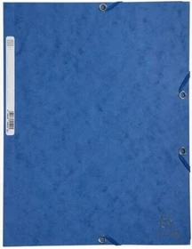 Exacompta Sammelmappe Colorspan 400g/m² mit Gummizug, A4, blau