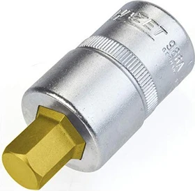 Hazet 986A-7/16 Innensechskant Steckschlüssel 1/2" zöllig, 7/16"x52mm