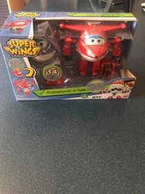 Auldey Toys Super Wings Transform and Talk Jett