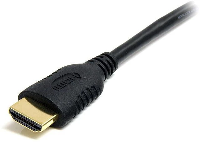 StarTech High Speed mit Ethernet HDMI 1.4 Kabel Typ-A/Typ-C Mini schwarz, 2m