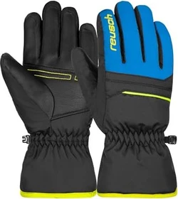 Reusch Alan Skihandschuhe black/brilliant blue/safety yellow (Junior)