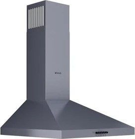 Wiggo WE-E643RGB Wand-Dunstabzugshaube grau