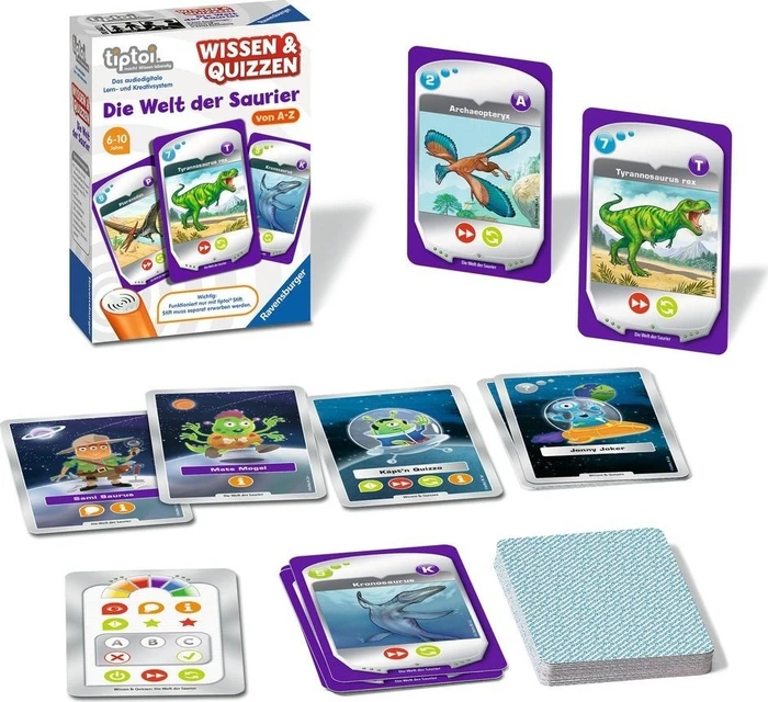 Ravensburger tiptoi Spiel: Wissen & Quizzen: Die Welt der Saurier