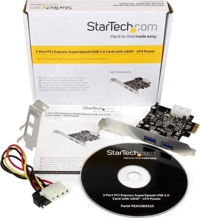 StarTech PEXUSB3S25, 2x USB-A 3.0, PCIe x1