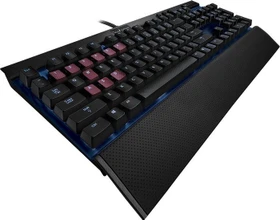 Corsair Vengeance K70 Blue-LED schwarz, MX RED, USB, FR