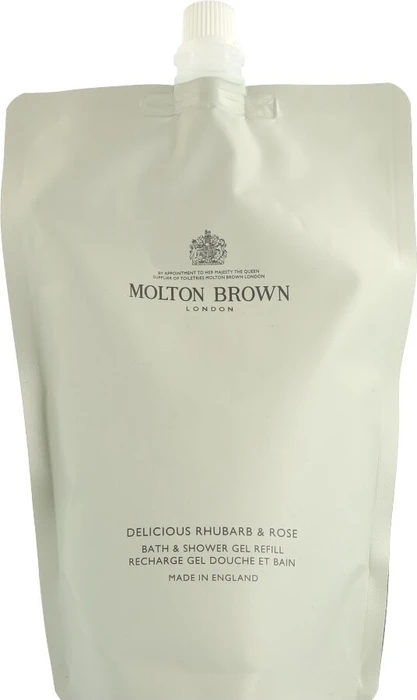 Molton Brown Delicious Rhubarb & Rose Bath & Shower Gel, 400ml
