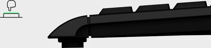 KeySonic KSK-3010ELC, schwarz, USB, DE