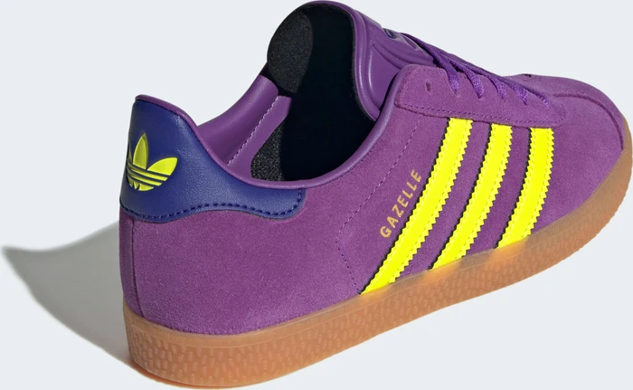 adidas Gazelle active purple/solar yellow/collegiate purple (Junior)