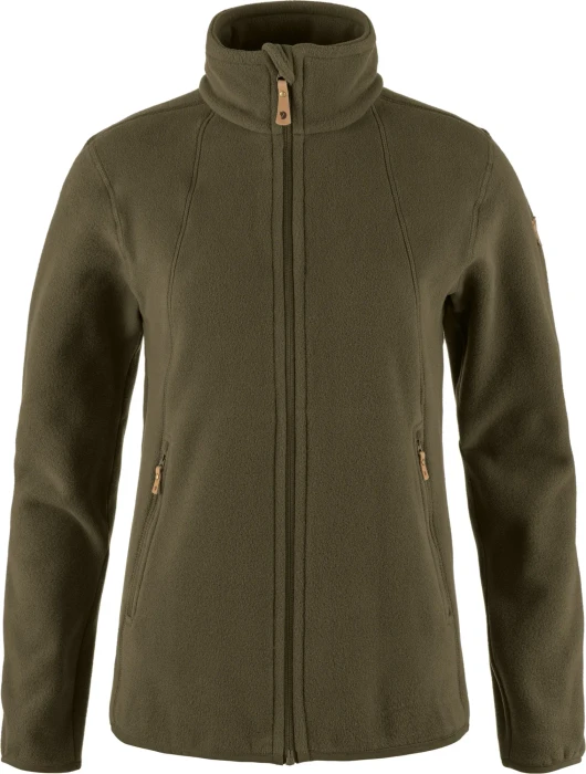 Fjällräven Stina Fleece Jacke dark olive (Damen)