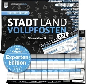Stadt Land Vollpfosten - Einstein Edition - "Wissen ist Macht"