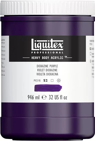 Liquitex Professional Heavy Body Acrylic dioxazine purple, 946ml
