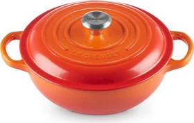 Le Creuset Stew Pot Gusseisen Bräter rund 22cm ofenrot