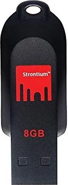 Strontium Pollex Black/Red 8GB, USB-A, USB 2.0