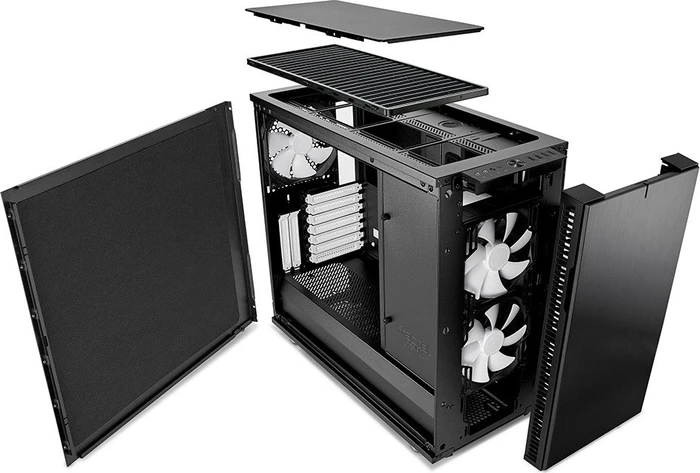 Fractal Design Define R6 USB-C Black, schallgedämmt