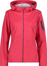 CMP Zip Hood Softshell Funktionsjacke fragola/ghiaccio (Damen)
