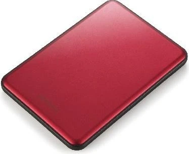 Buffalo MiniStation Slim, rot, 2TB, USB 3.0 Micro-B