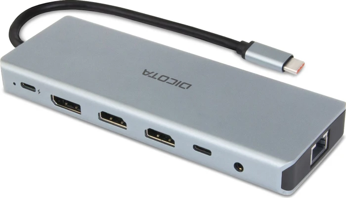 Dicota USB-C 13-in-1 Docking Station 4K, USB-C 3.0 [Stecker]