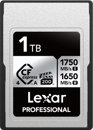Lexar Professional SILVER R1750/W1650 CFexpress 4.0 Type A 1TB