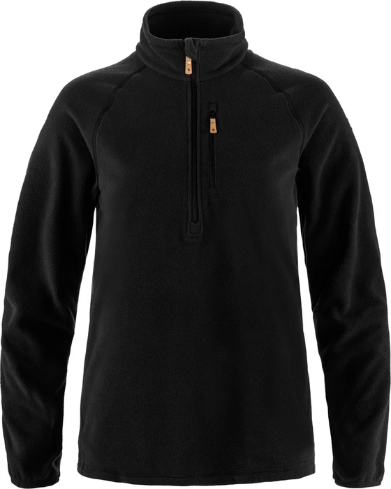 Fjällräven Övik Lite Fleece Half Zip Pullover schwarz (Damen)