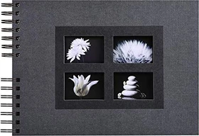 Exacompta Spiralalbum, 32x22cm, 50 Seiten, Passion schwarz