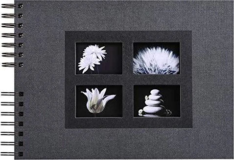 Exacompta Spiralalbum, 32x22cm, 50 Seiten, Passion schwarz